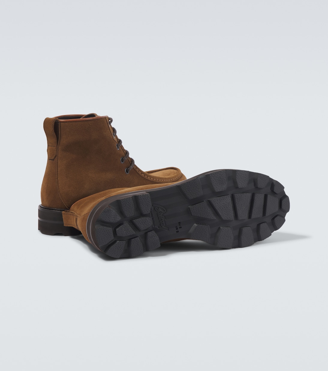 Stivali stringati in suede | Brioni