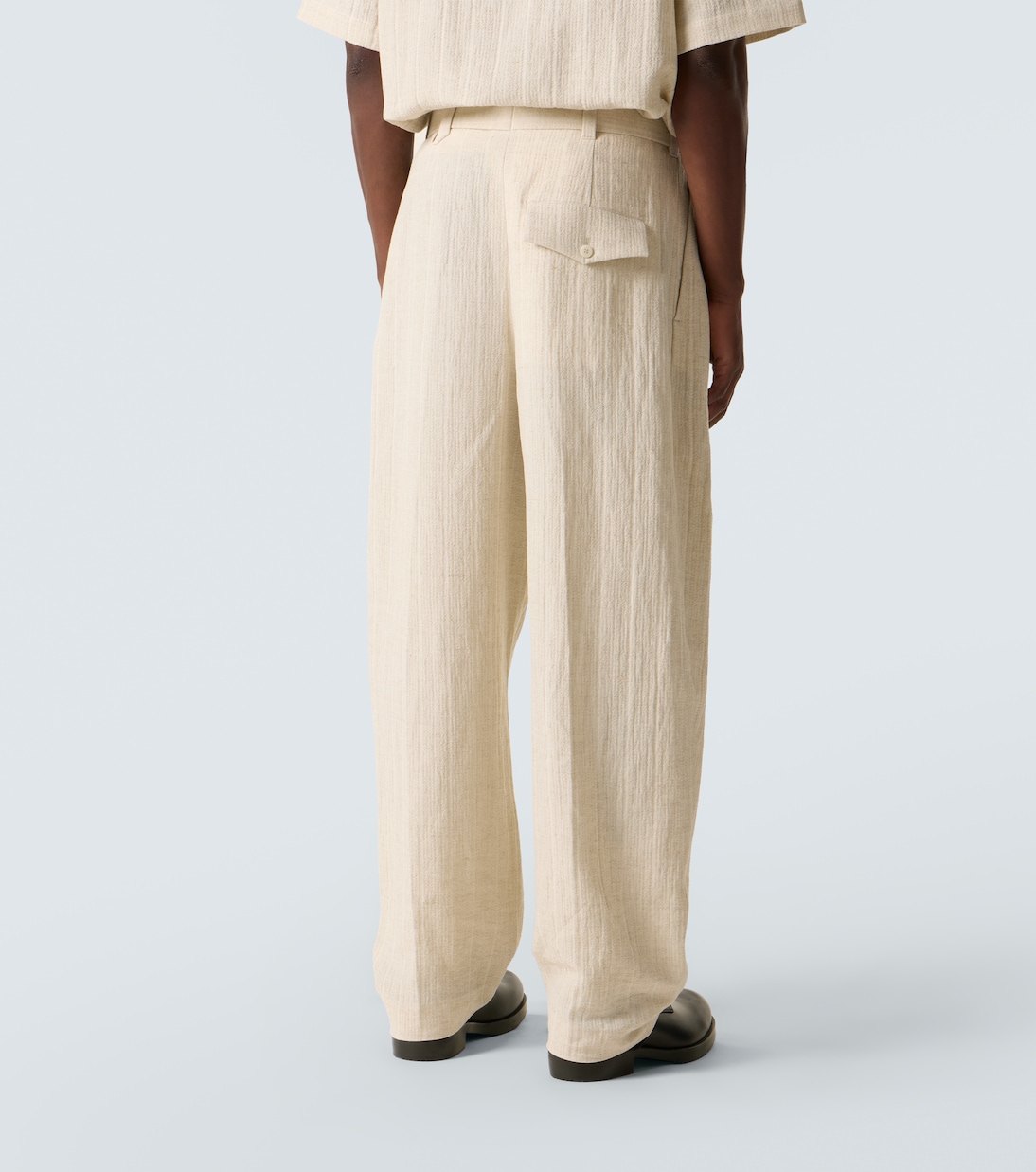 Fernando cotton and linen wide-leg pants | Jacquemus