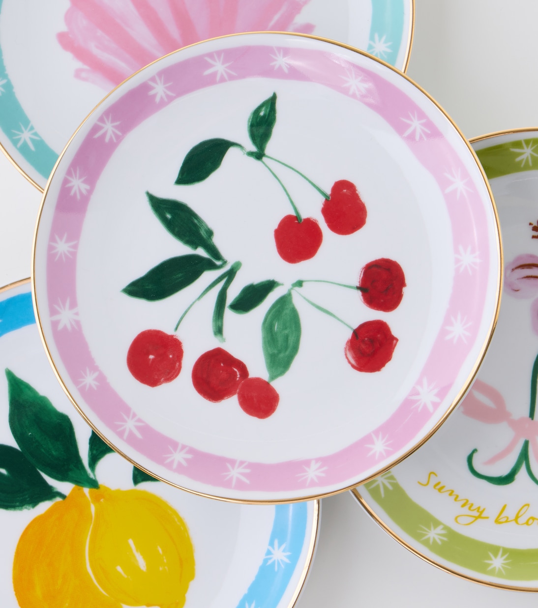 Set de 4 assiettes Con Amore en porcelaine | Bitossi