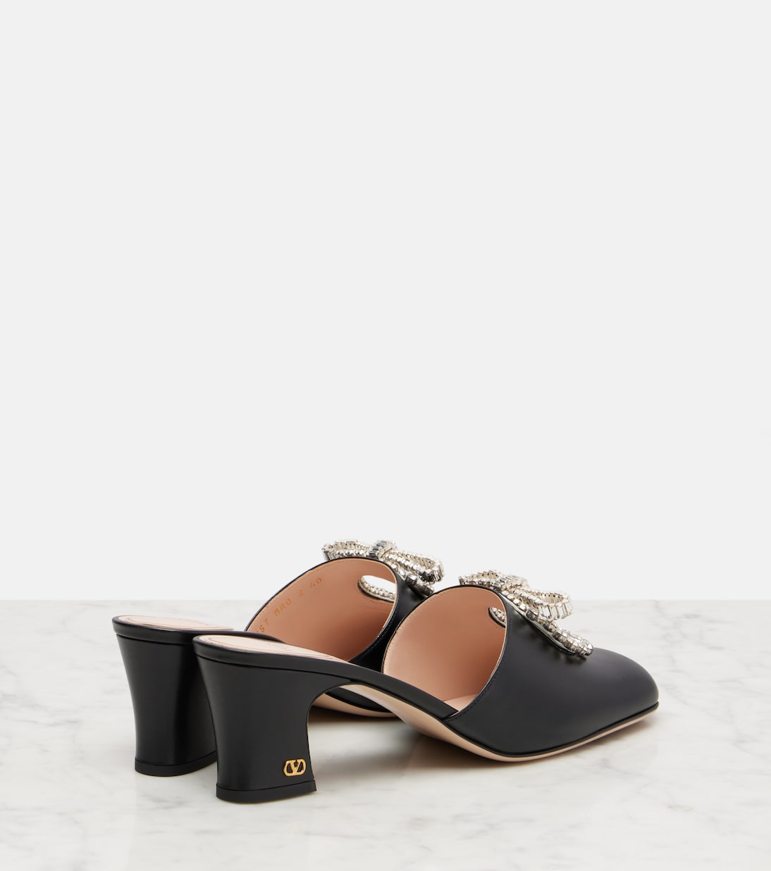 Sandali Adamantine 60 in pelle con cristalli | Valentino Garavani