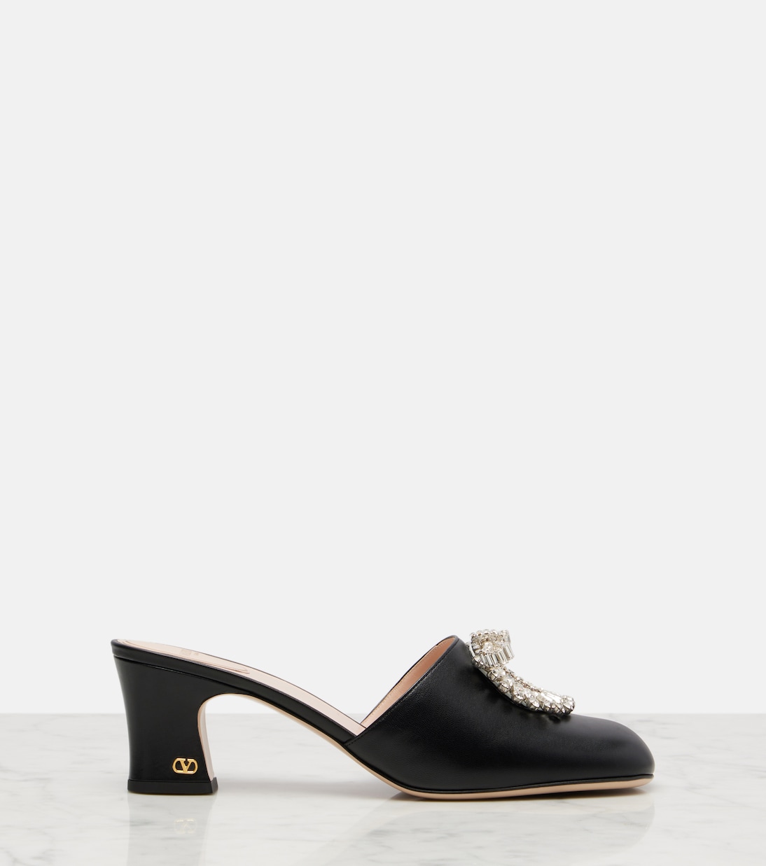 Sandali Adamantine 60 in pelle con cristalli | Valentino Garavani