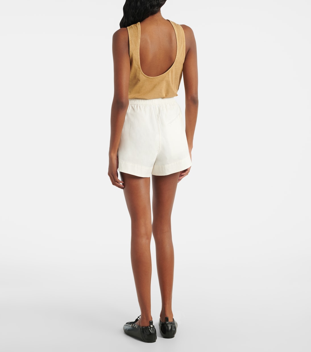 Shorts en mezcla de algodón | Ganni