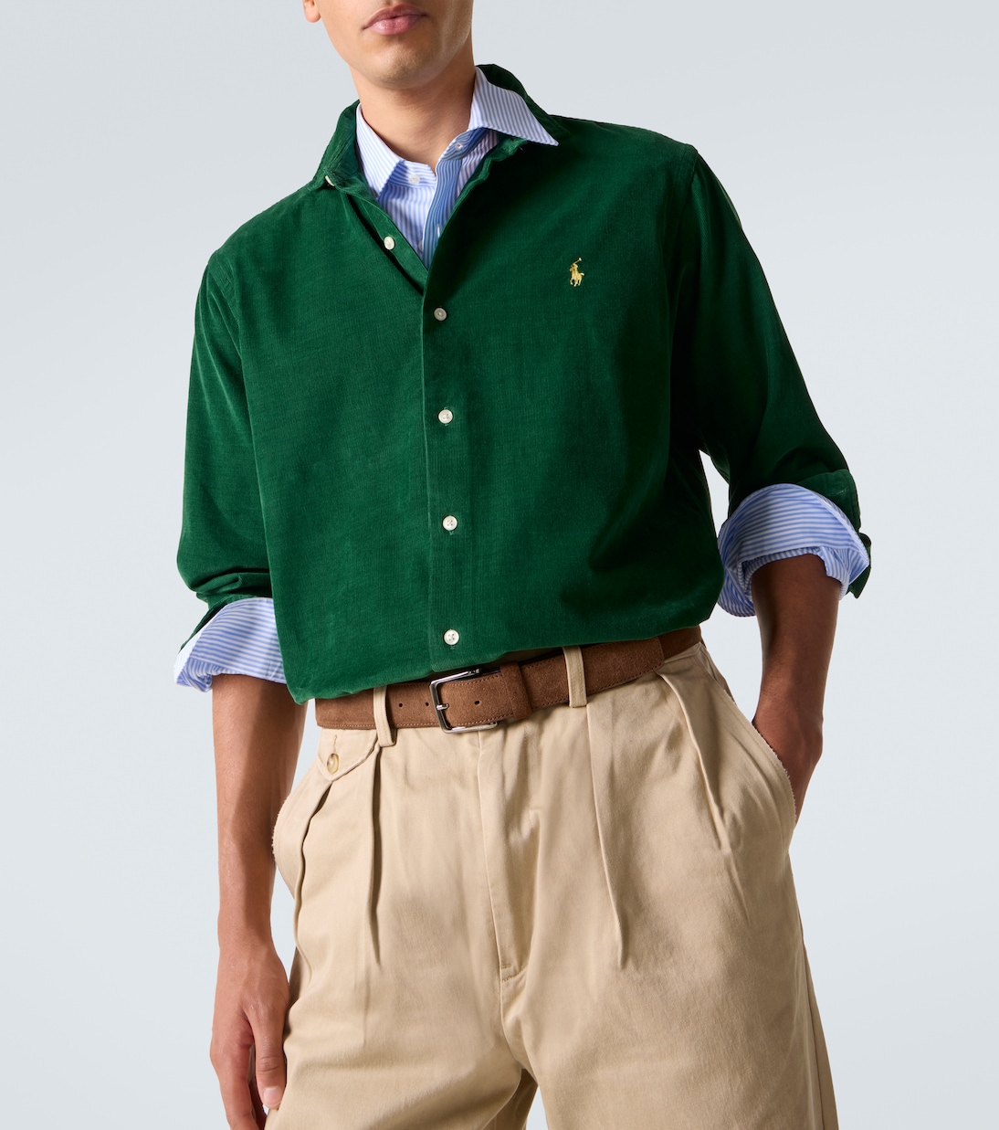 Chemise en velours côtelé de coton | Polo Ralph Lauren
