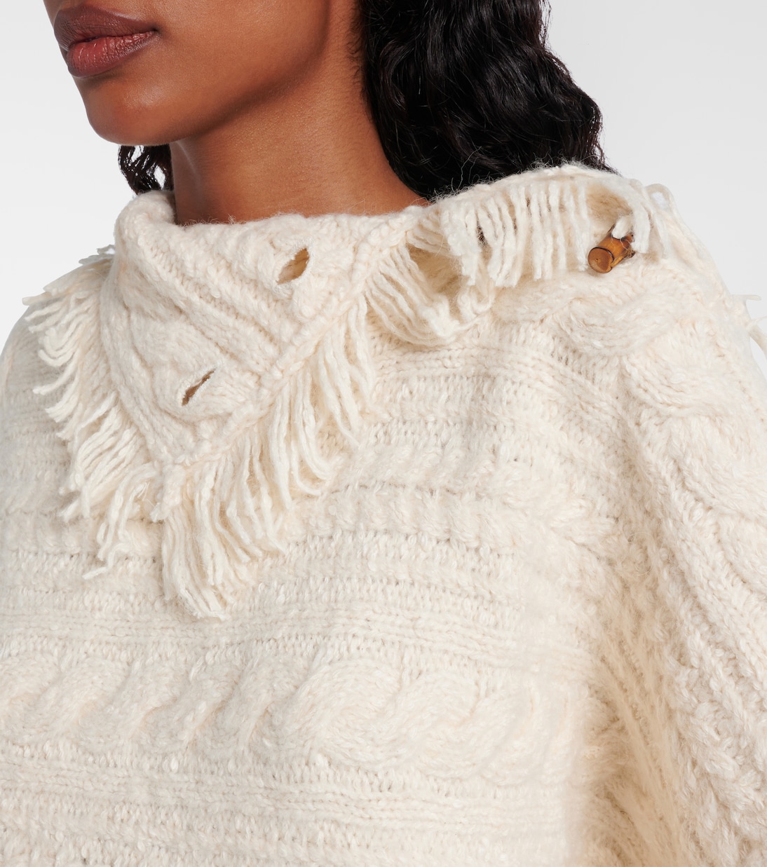 Blanche cable-knit cotton-blend sweater | Marant Etoile
