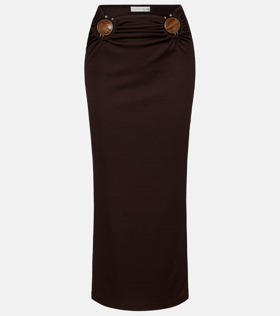 Gathered maxi skirt | Christopher Esber