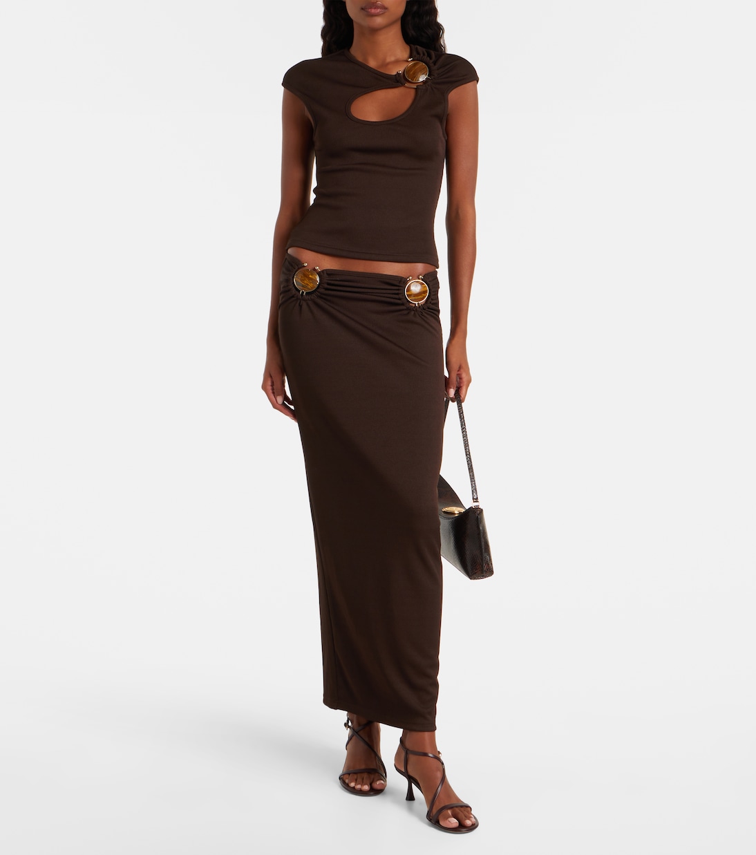 Gathered maxi skirt | Christopher Esber