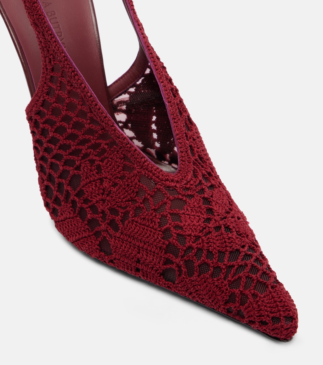 105 crochet slingback pumps | Magda Butrym