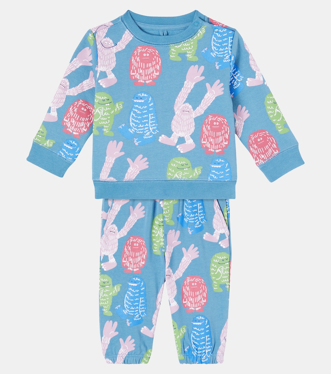 Baby cotton sweatshirt and sweatpants set | Stella McCartney Kids