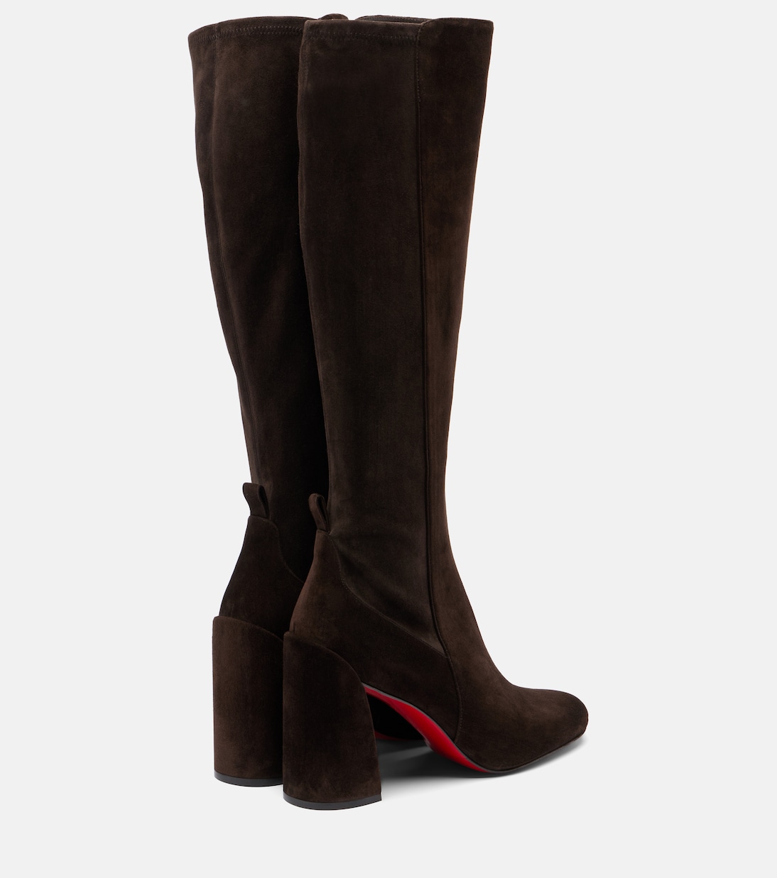 Overknee-Stiefel Loo 85 aus Veloursleder | Christian Louboutin