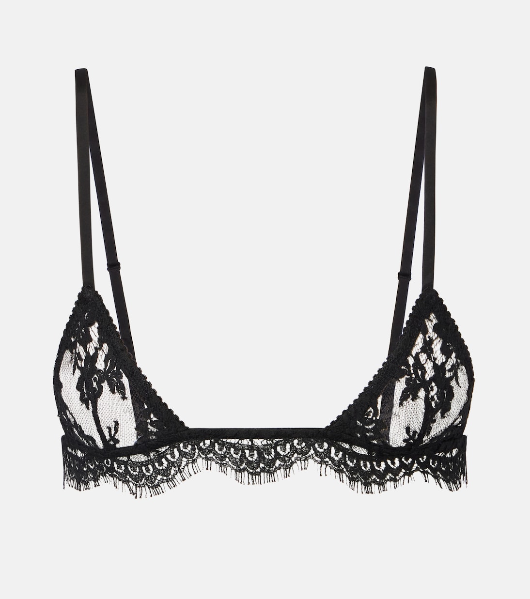 코튼 블렌드 레이스 브라렛 | Dolce&Gabbana