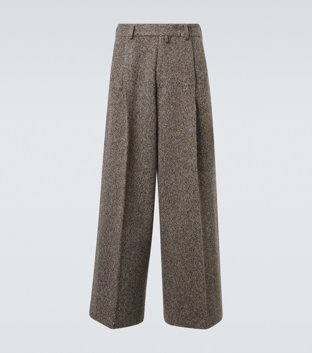 울 블렌드 와이드 팬츠 | Dries Van Noten