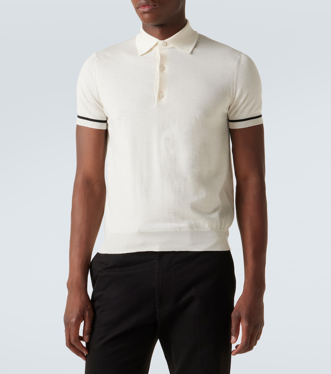 Polohemd aus Kaschmir und Seide | Tom Ford