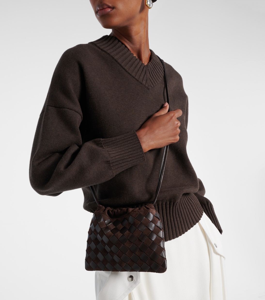 Clutch Dustbag Mini aus Leder | Bottega Veneta