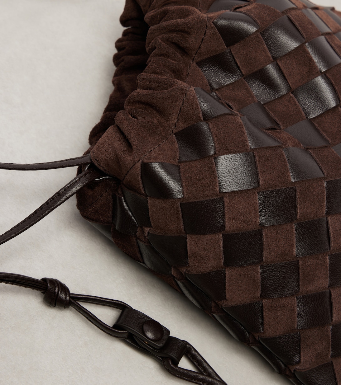Clutch Dustbag Mini aus Leder | Bottega Veneta