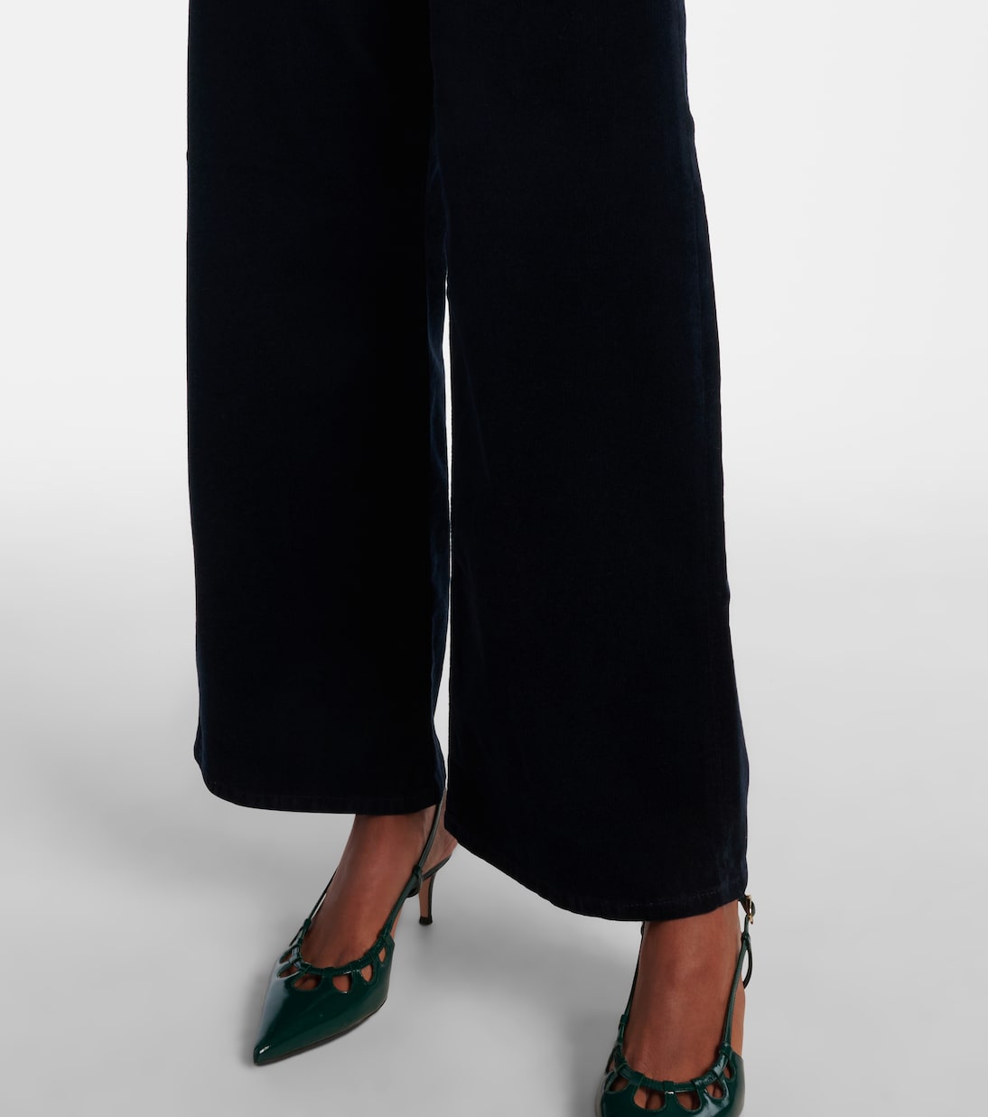 Le Slim Palazzo high-rise wide-leg jeans | Frame