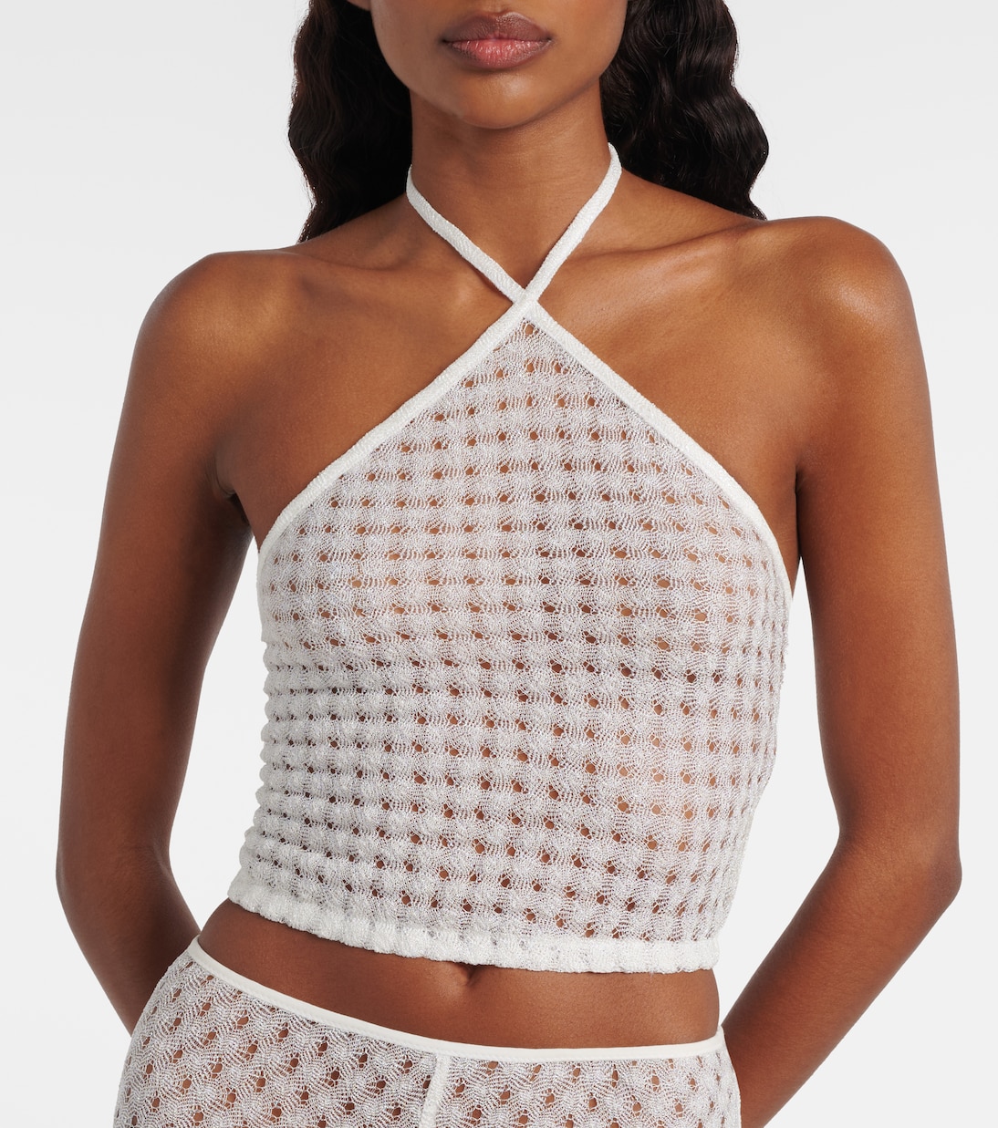 Weite Hose aus Häkelstrick | Missoni