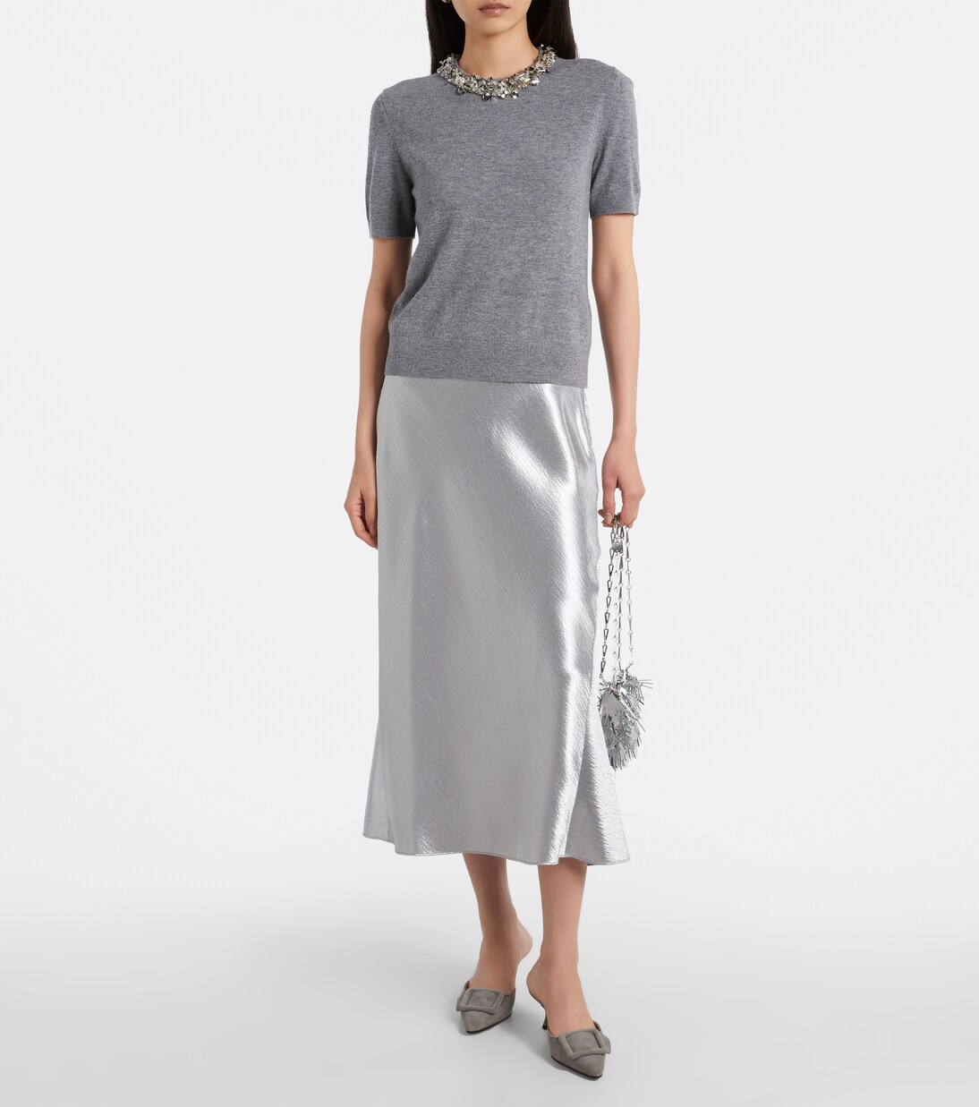 Gonna midi in raso | Tory Burch