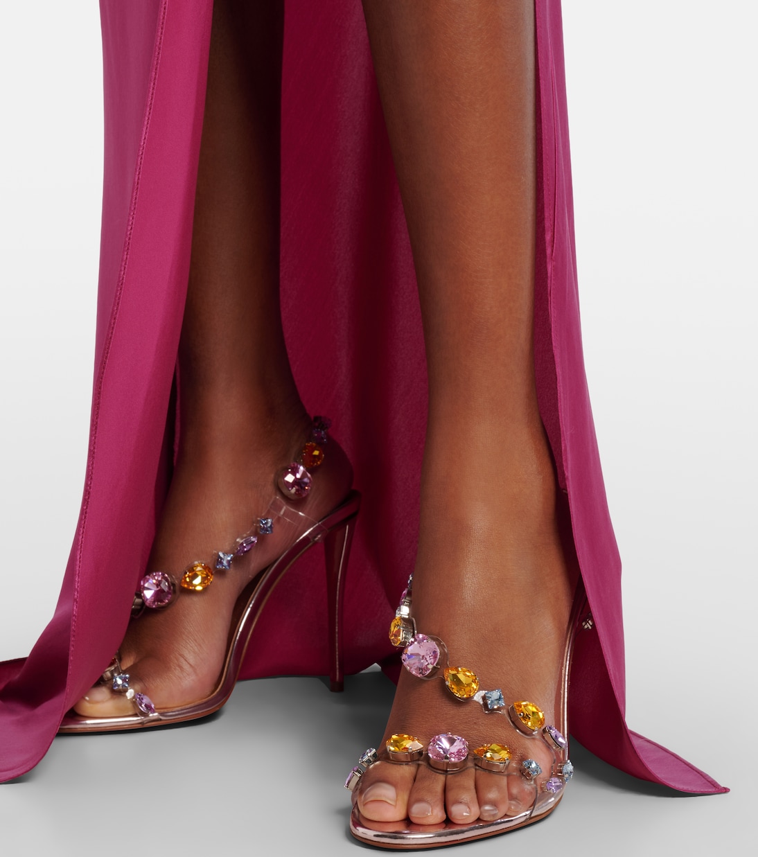 Rosa Z 100 embellished leather sandals | Christian Louboutin