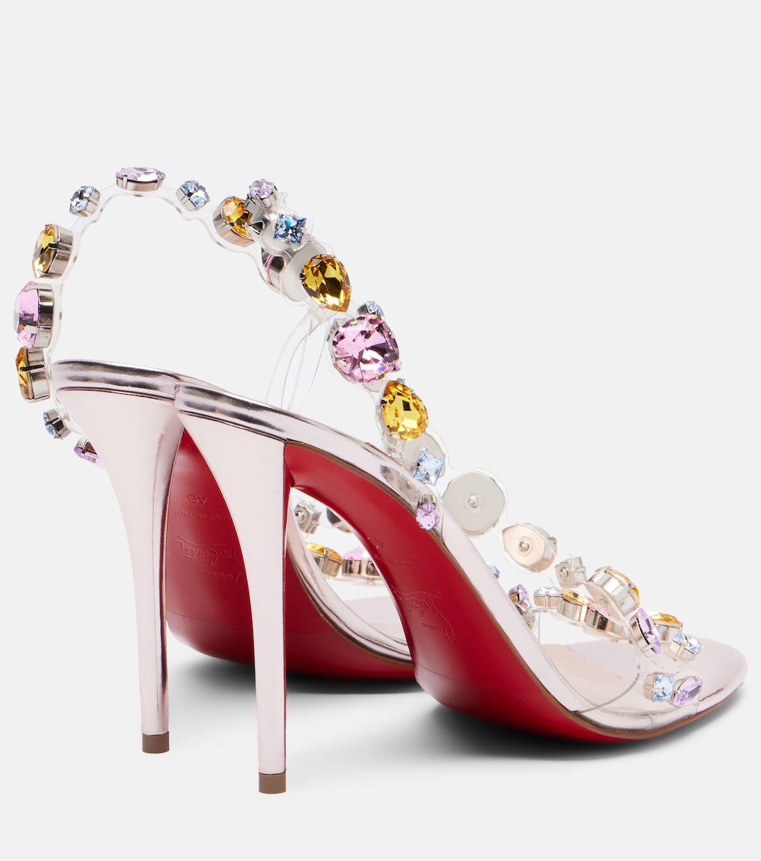 Rosa Z 100 embellished leather sandals | Christian Louboutin