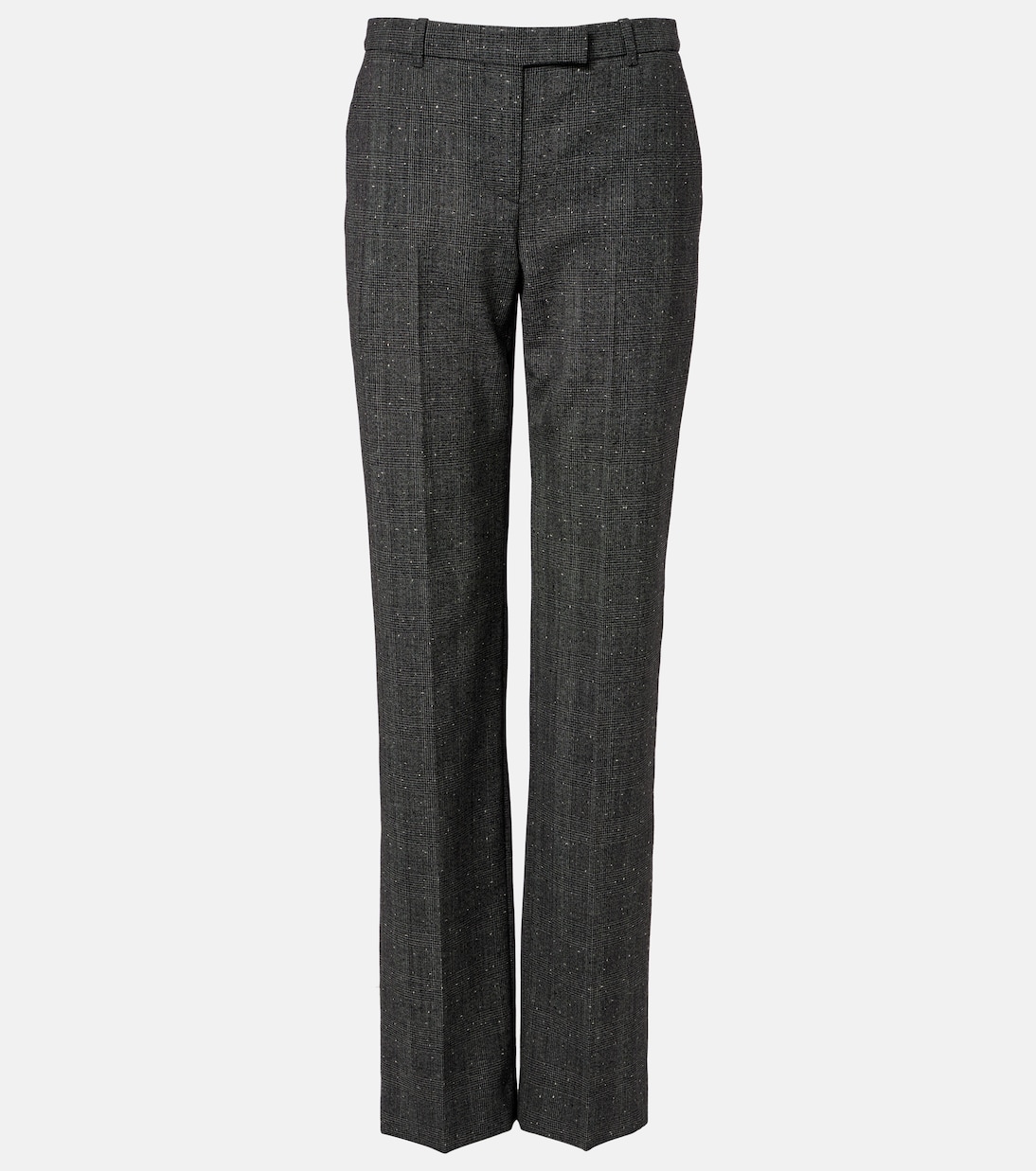 Prince of Wales check wool straight pants | McQueen