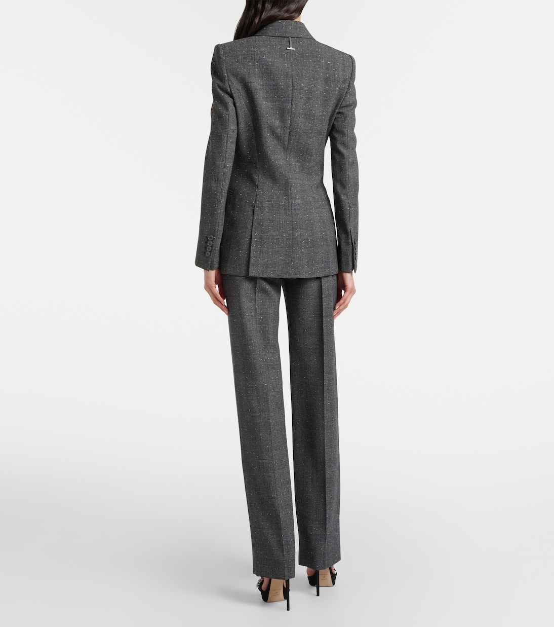 Prince of Wales check wool straight pants | McQueen