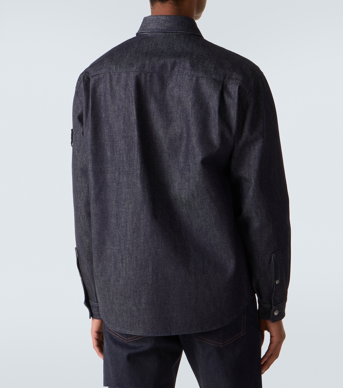 Compass denim overshirt | Stone Island