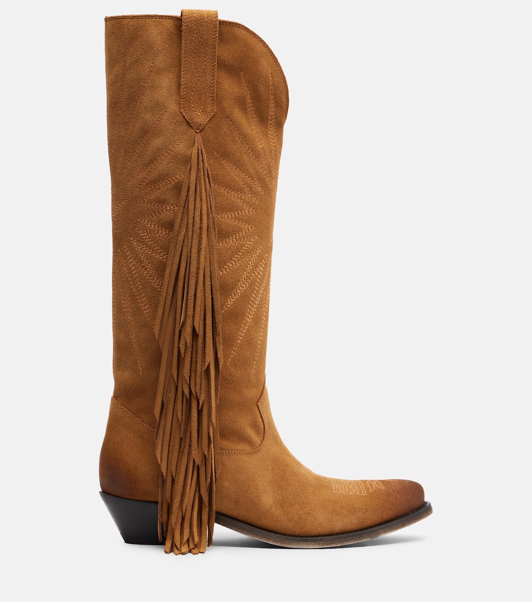 Wish Star fringed suede cowboy boots | Golden Goose