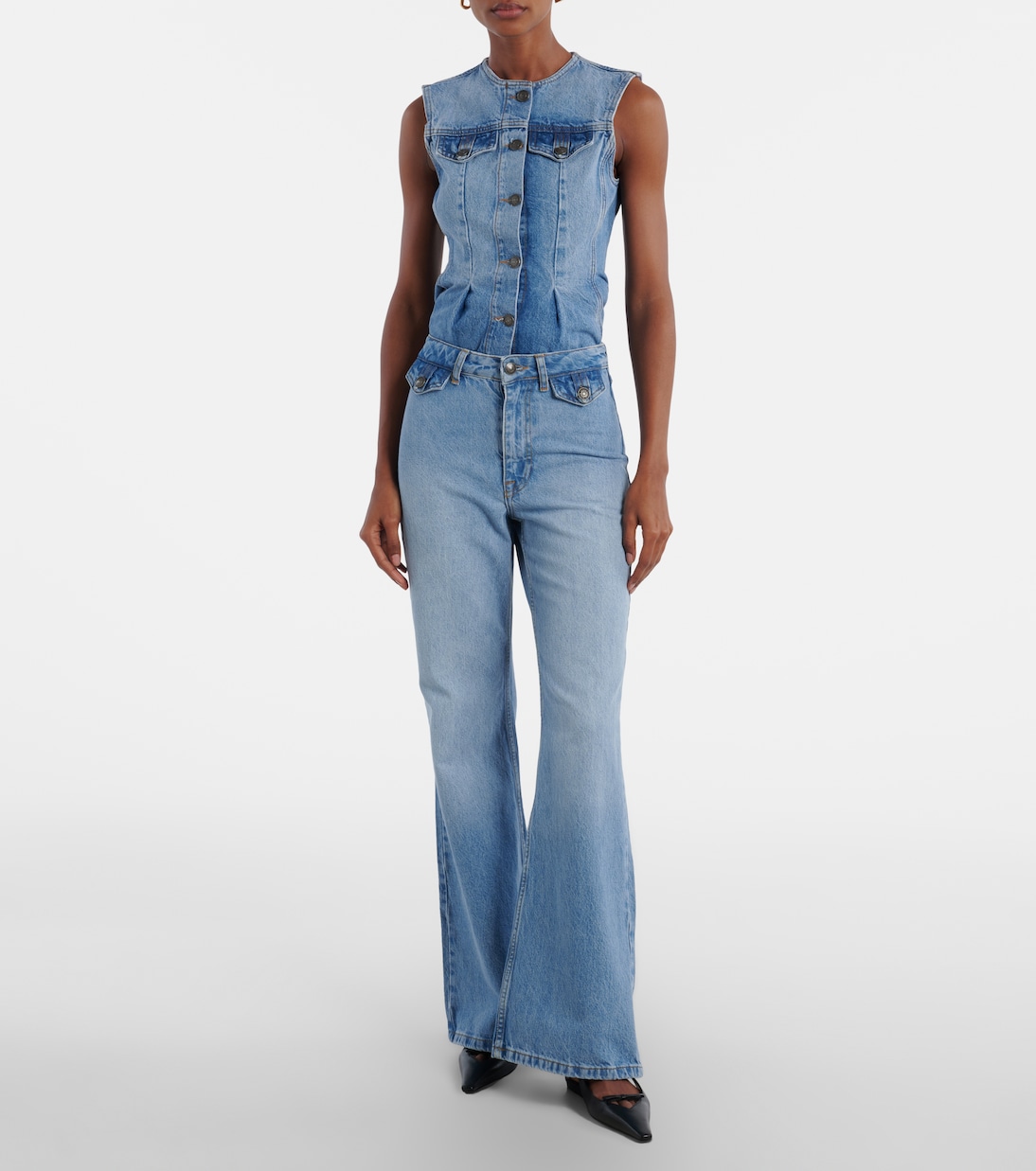 High-rise flared jeans | Rotate