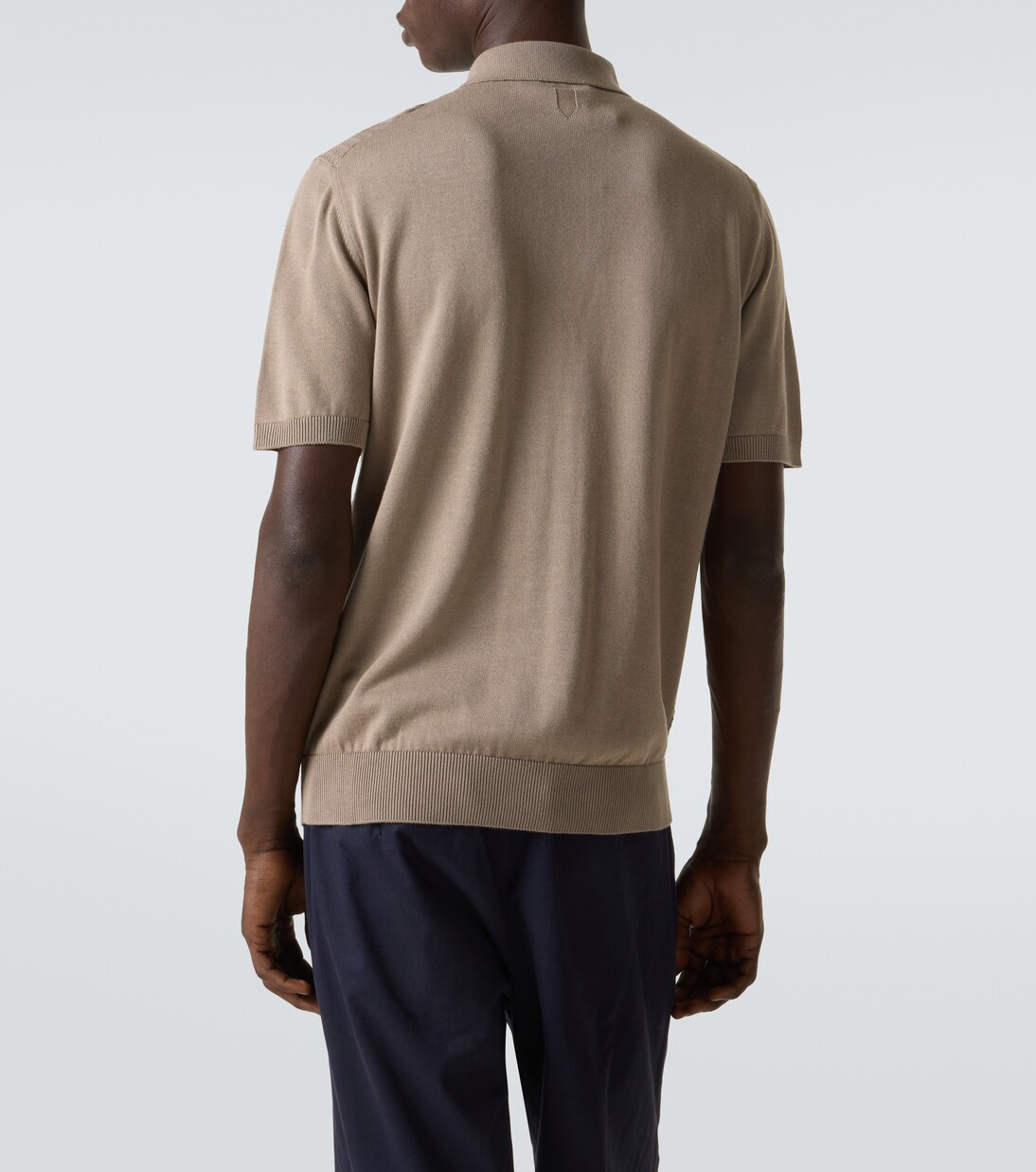 Cotton-blend polo shirt | Canali