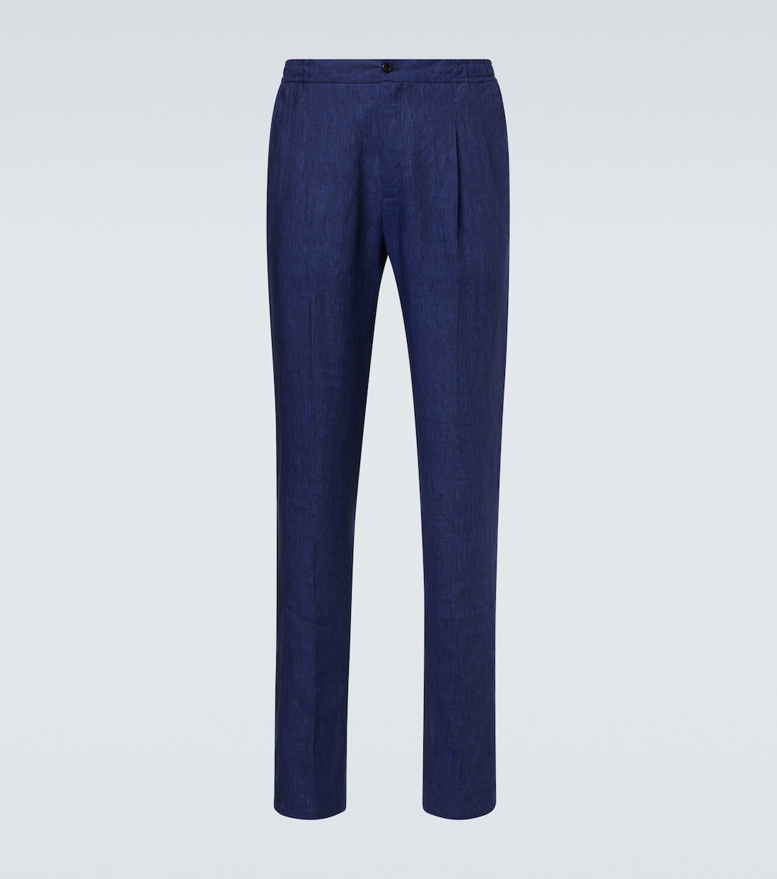 Linen tapered pants | Rubinacci