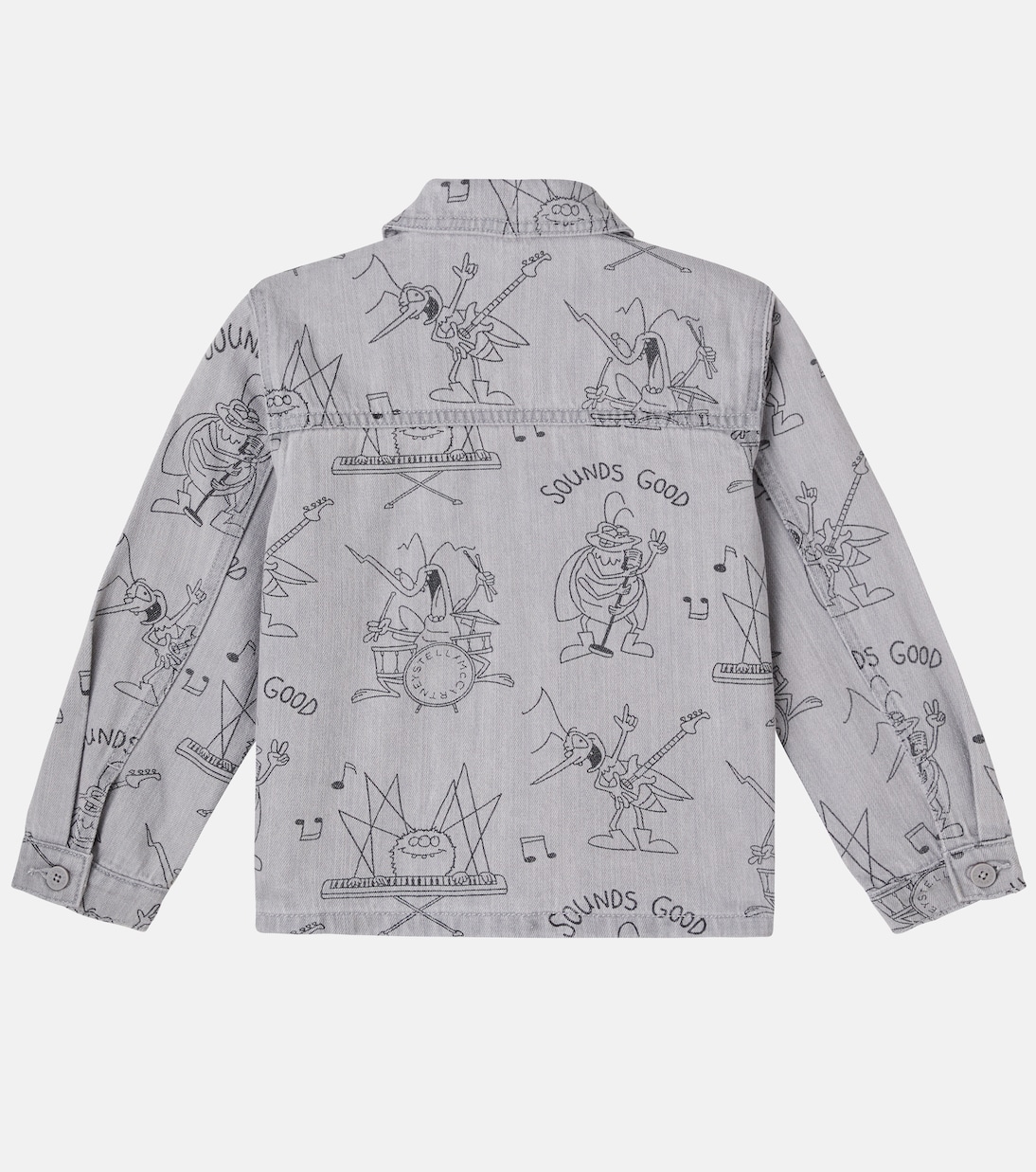 프린트 데님 재킷 | Stella McCartney Kids