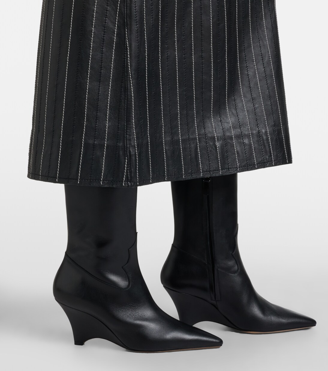 Camille 70 leather boots | Le Monde Béryl