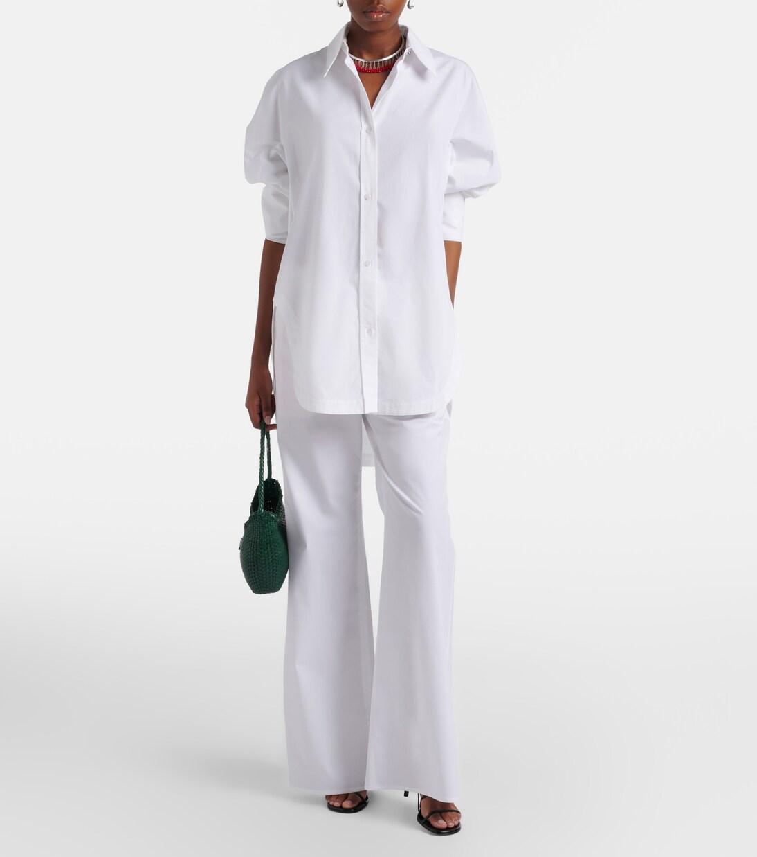 Weite Hose Poplin Power II aus Baumwollpopeline | Dorothee Schumacher