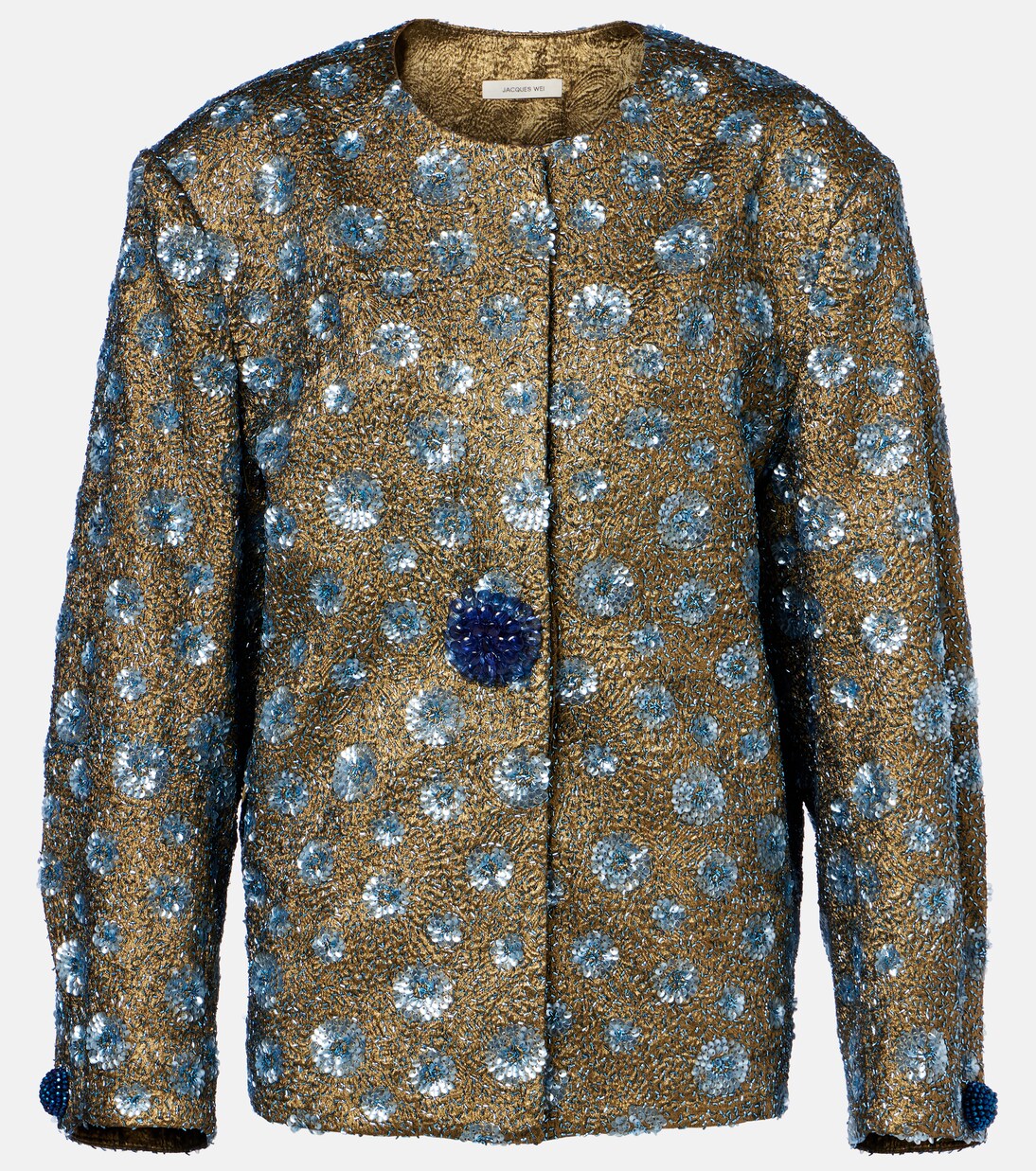 Floral sequined oversized jacket | Jacques Wei