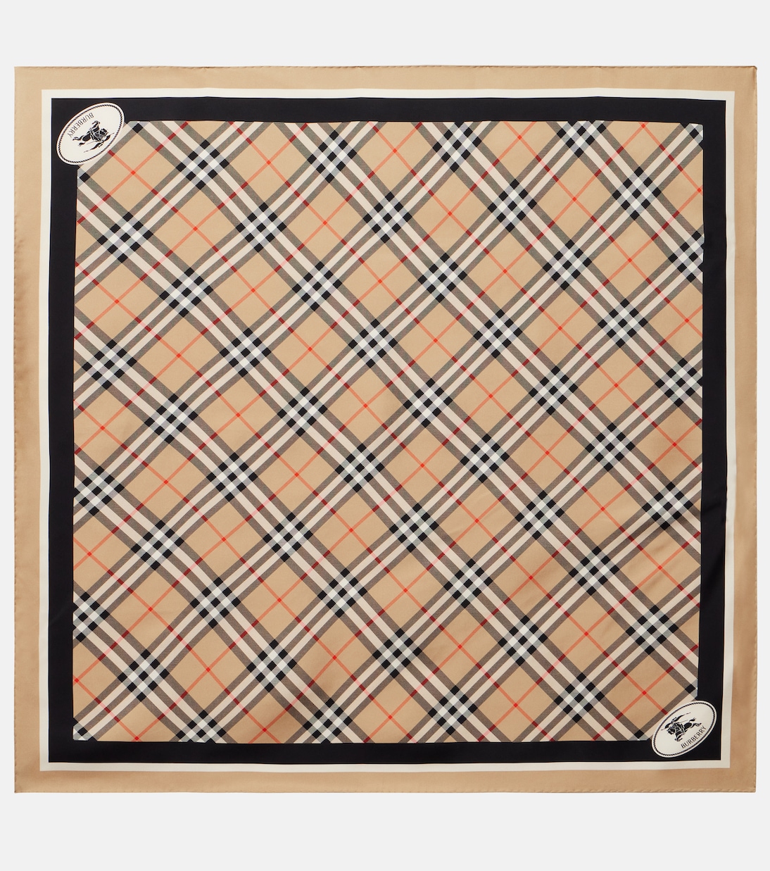 Tuch Burberry Check aus Seiden-Twill | Burberry