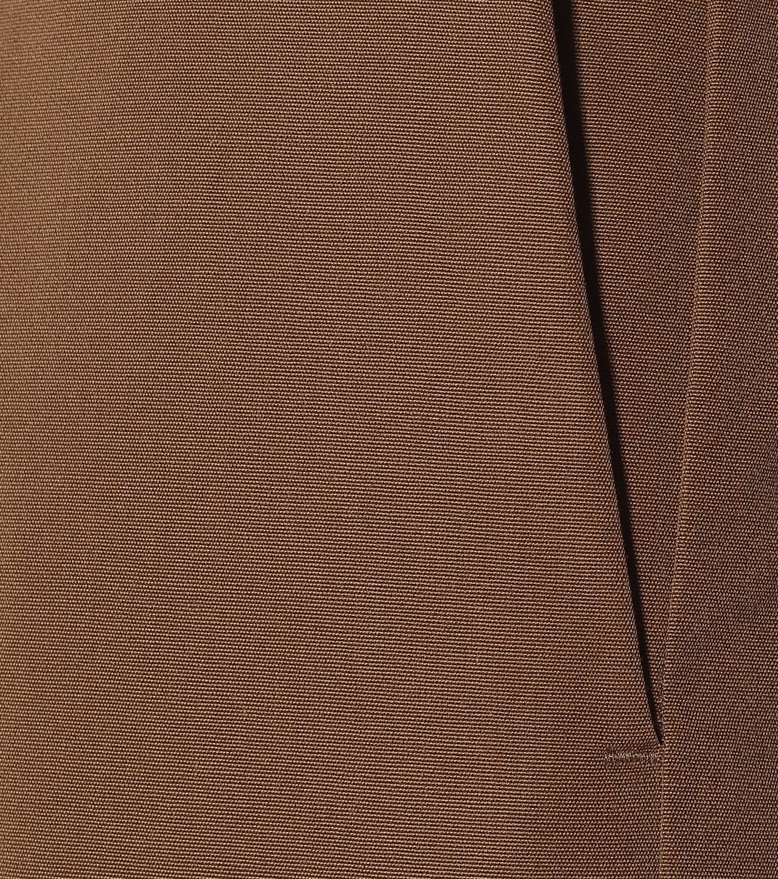 Cropped high-rise cotton pants | Prada