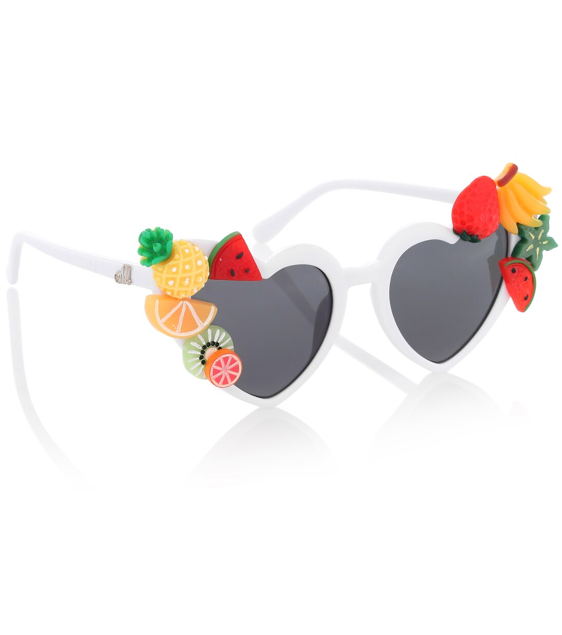 Embellished heart-shaped sunglasses | Monnalisa