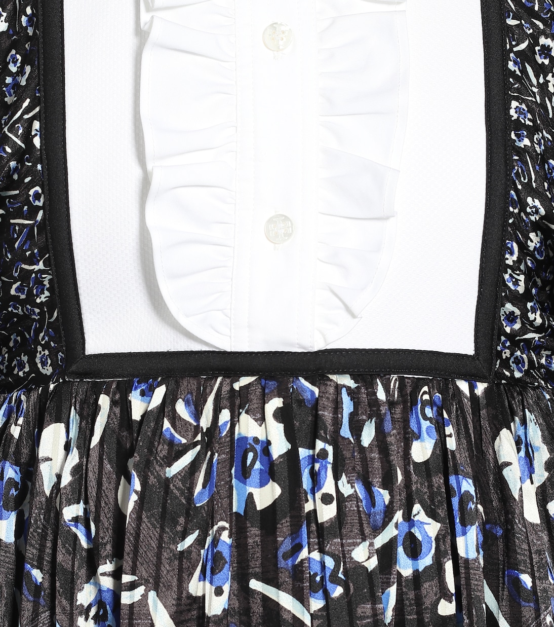 Abito lungo a stampa in seta | Tory Burch
