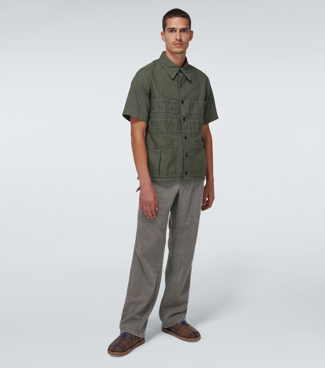 Checked derby shoes | Undercover