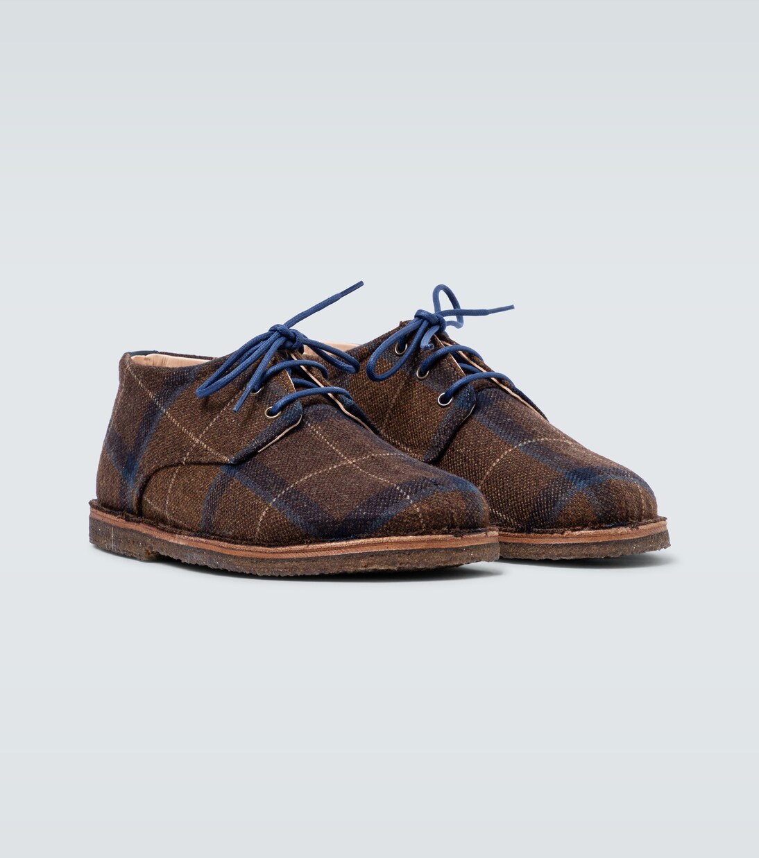 Checked derby shoes | Undercover