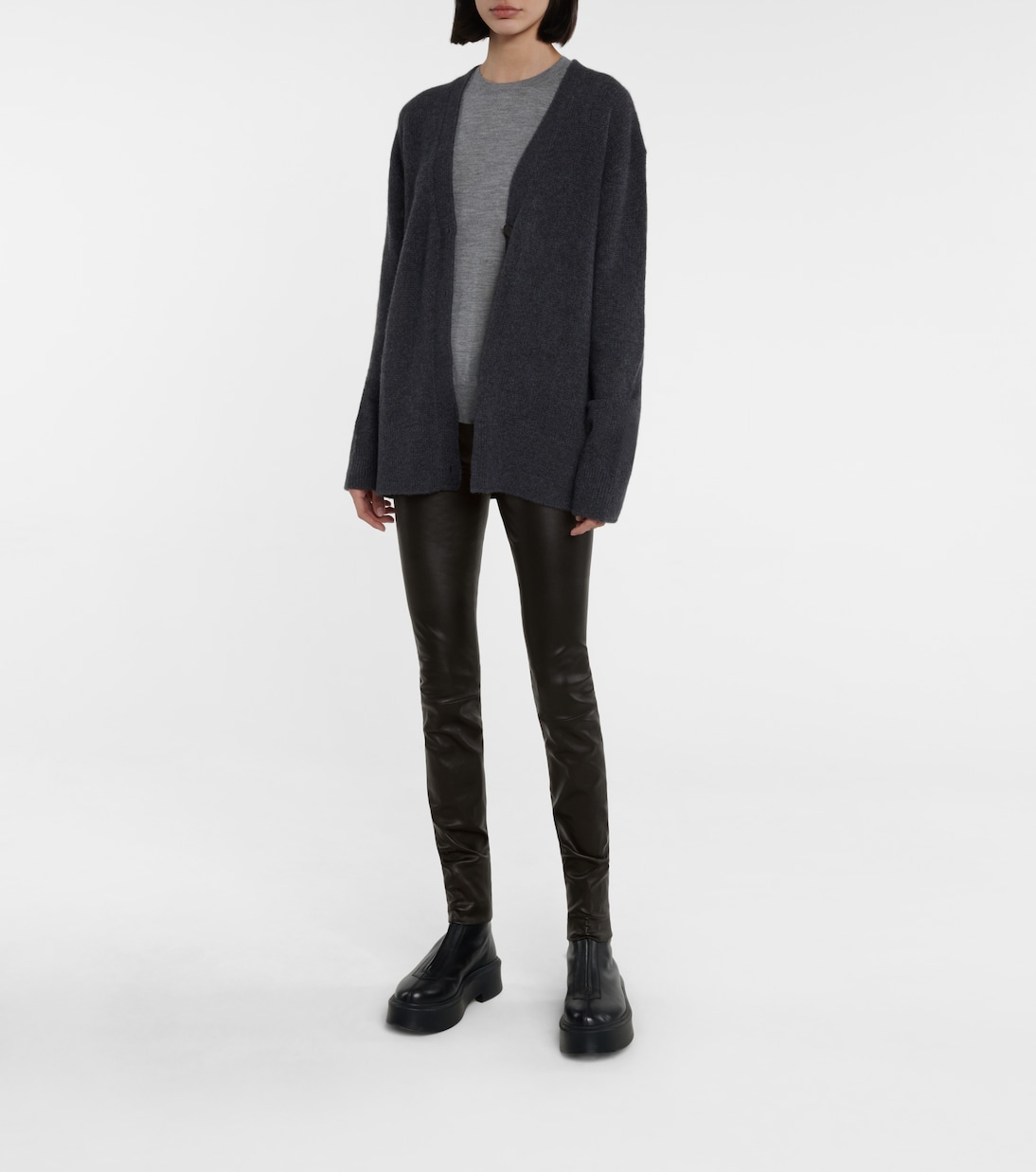 Legging Moto en cuir | The Row