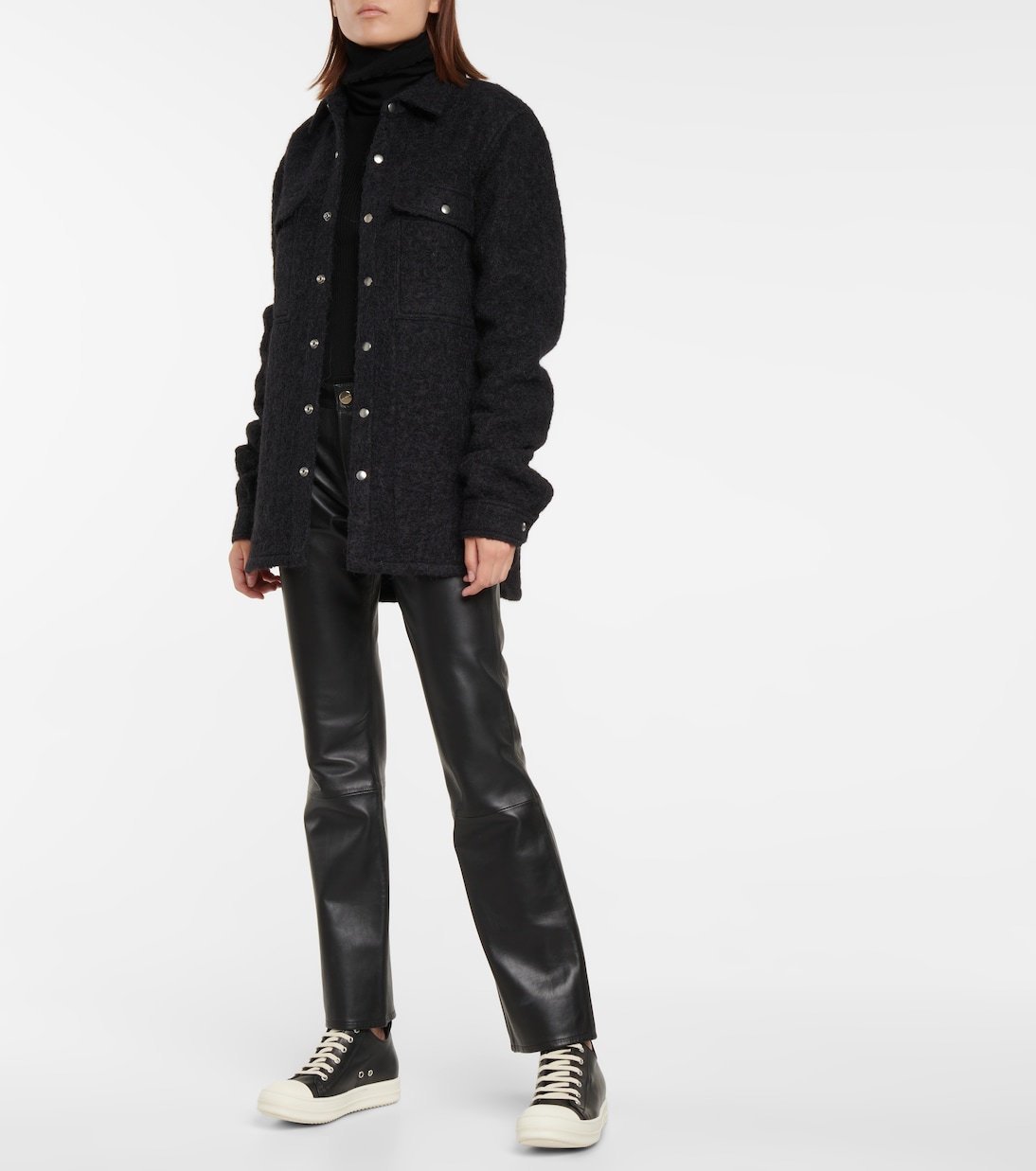 Phlegethon leather sneakers | Rick Owens