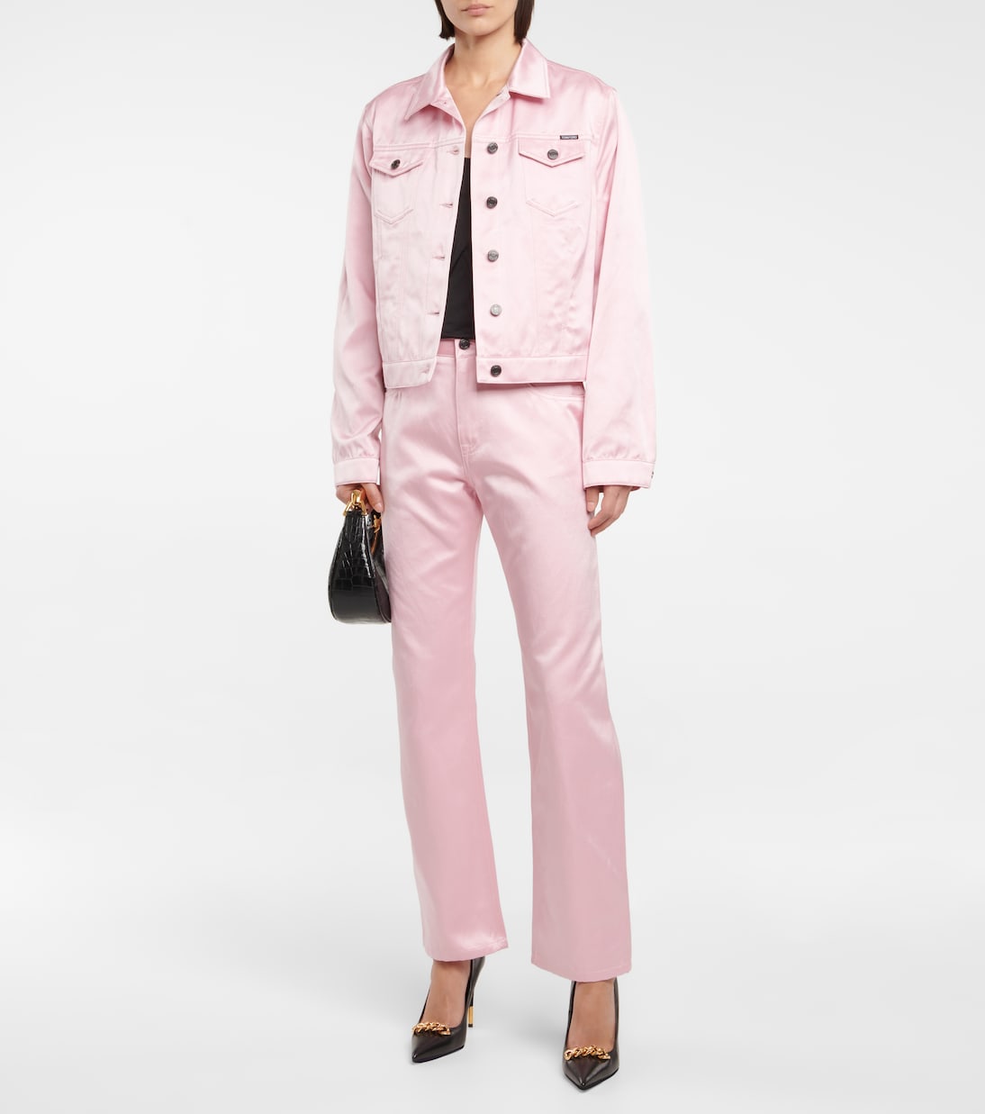 Jeans rectos de tiro alto | Tom Ford