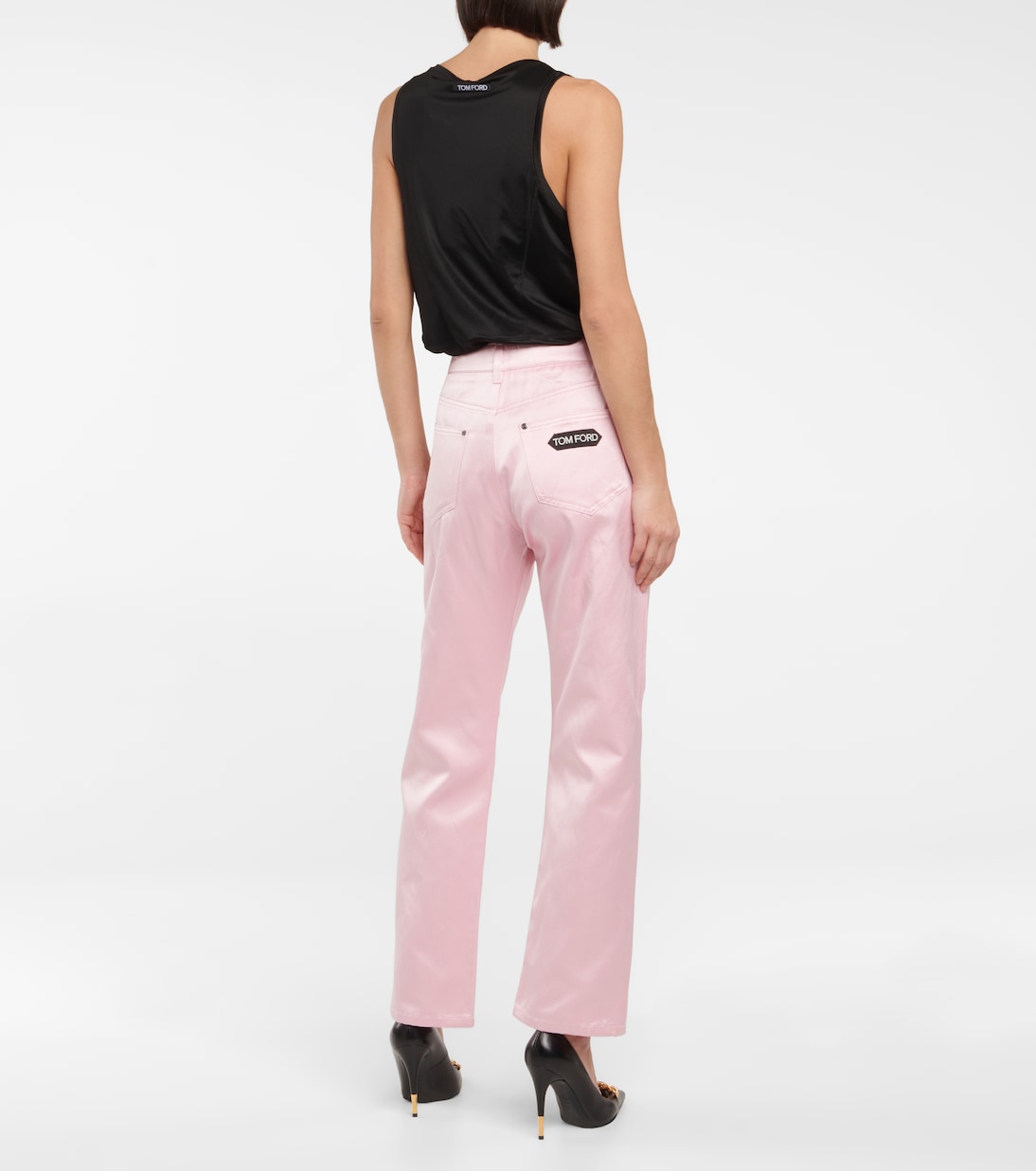 Jeans rectos de tiro alto | Tom Ford