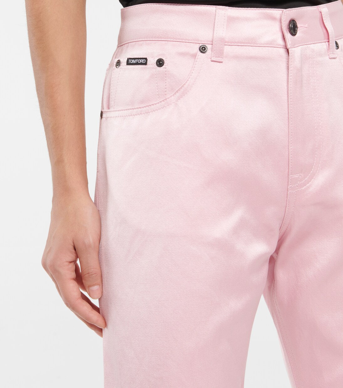 Jeans rectos de tiro alto | Tom Ford