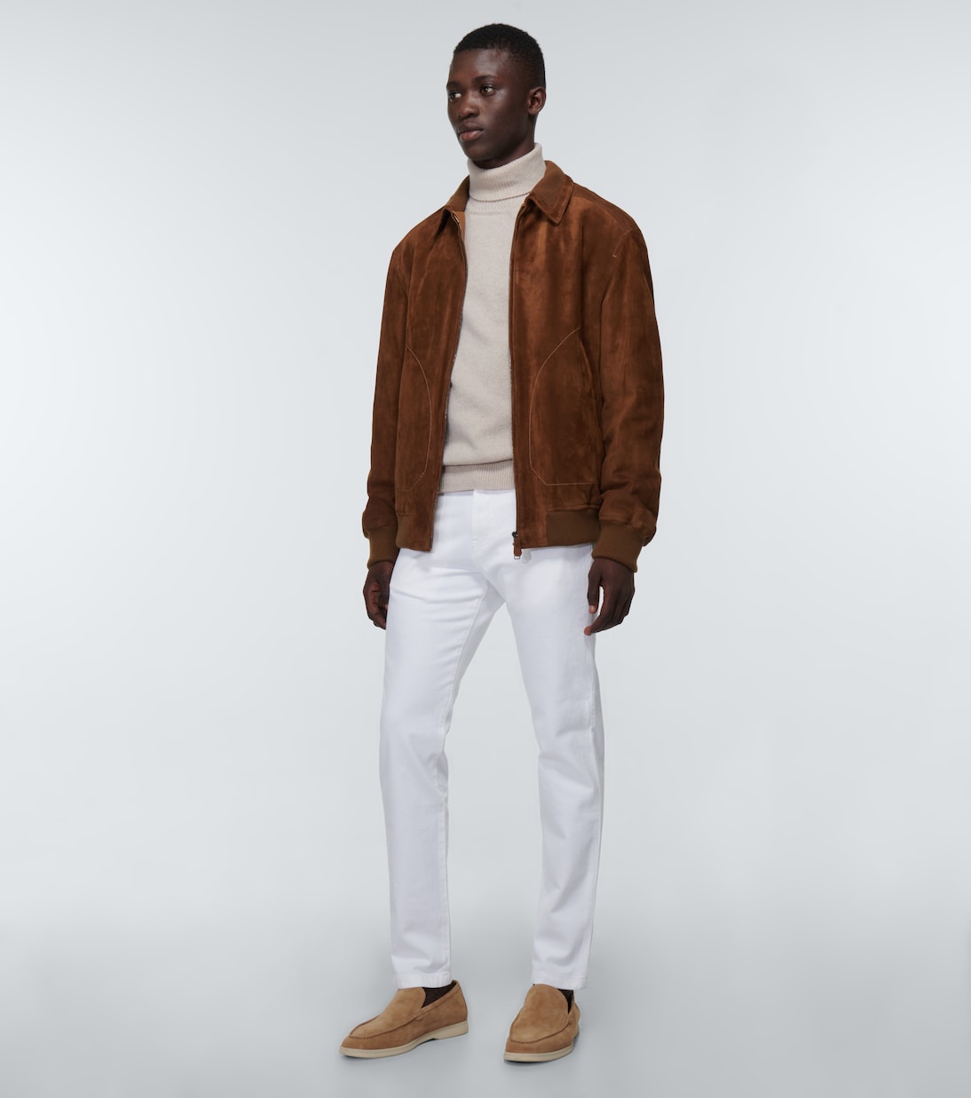 Quarona mid-rise slim jeans | Loro Piana