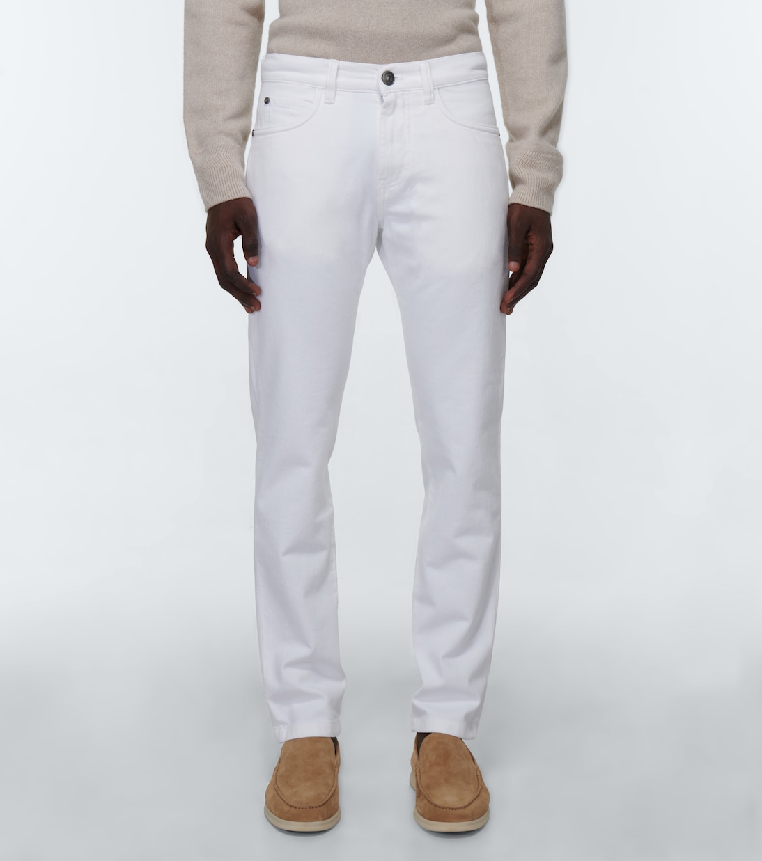 Quarona mid-rise slim jeans | Loro Piana