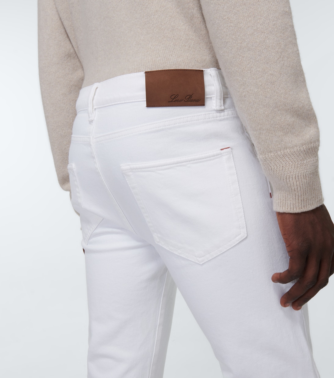 Quarona mid-rise slim jeans | Loro Piana