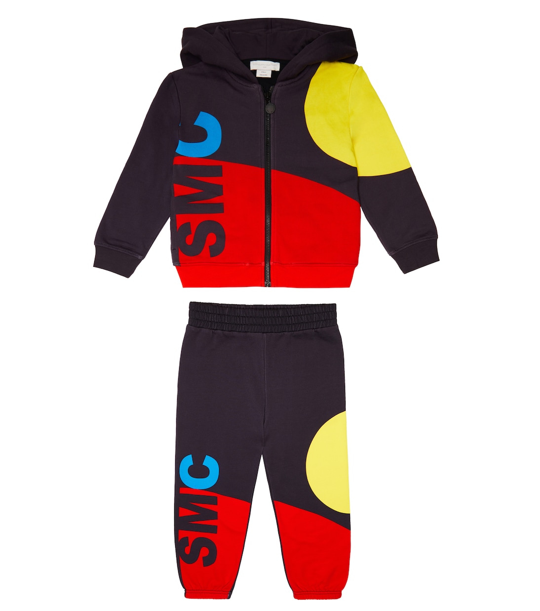 Colorblock cotton jersey tracksuit | Stella McCartney Kids