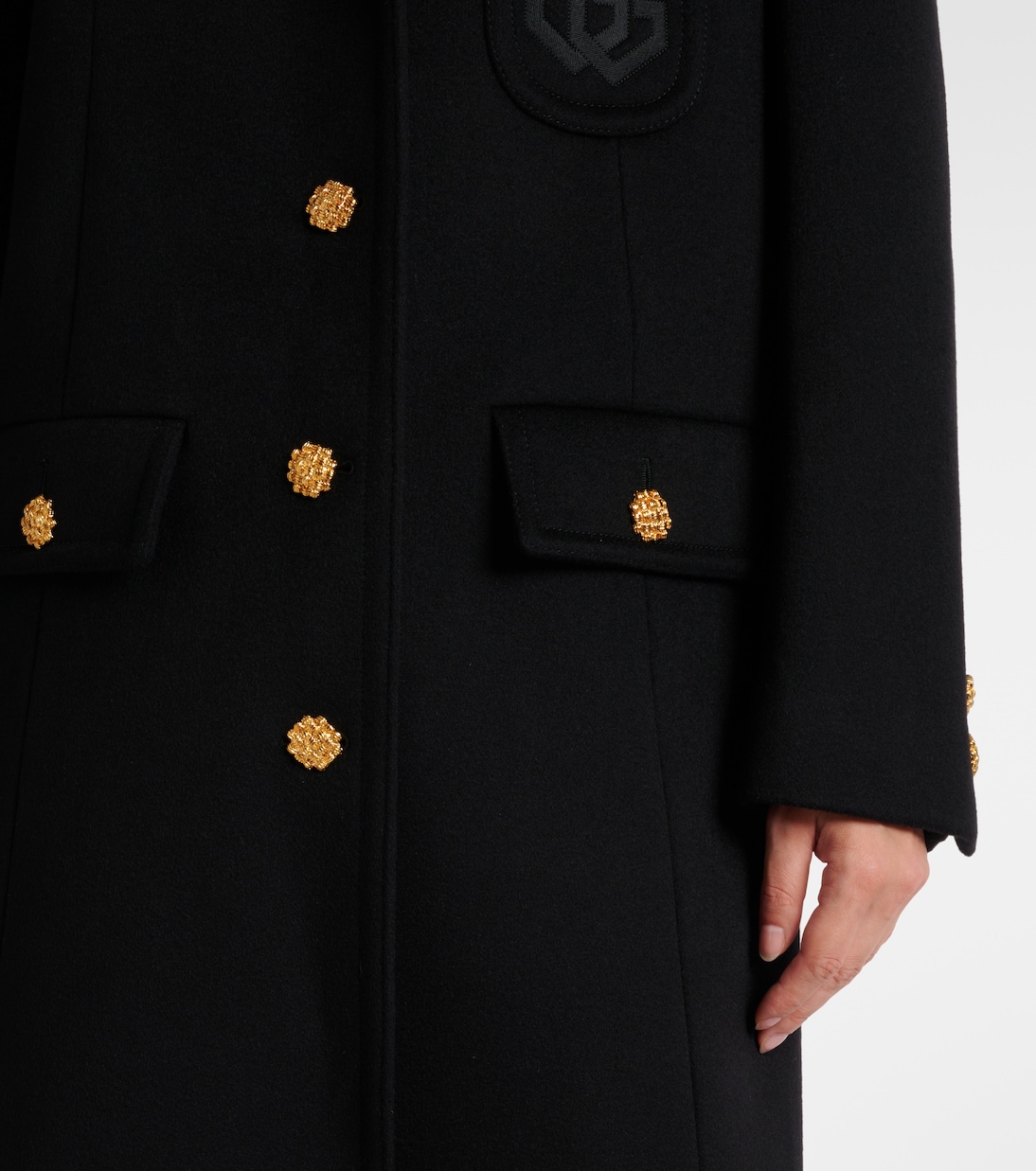 Giacca in Lana Ricamata con Logo GG di Gucci per Giovani Stilisti